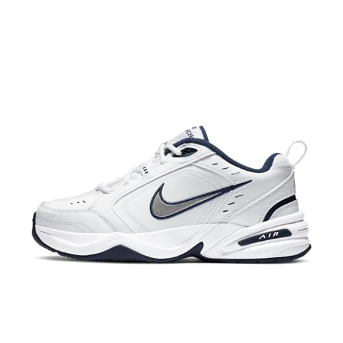 Nike Herren Air Monarch Iv Gymnastikschuhe, White/Metallic Silver, 44 EU