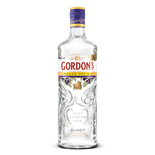 Gordon's London Dry Gin | Premium destilliert | Ausgezeichnet & aromatisiert | mit Zitrusfrische | handgefertigt auf englischem Boden | 37,5% vol | 700 ml Einzelflasche |