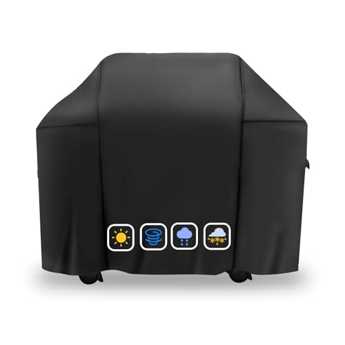 7106 Grillabdeckung Wetterfest für Weber Spirit 300,E310,E315,E330 Series Grill,132CM Wasserdicht Abdeckhaube Gasgrill,Abdeckung Ersatz Uv-Beständige für Weber Spirit II E310,Grillabdeckhaube