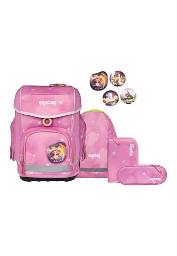 ergobag cubo Set ergonomischer Schulranzen Klassisch 5-teilig 1. Klasse Grundschule