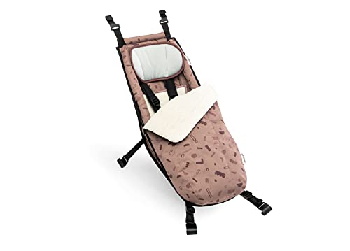 Croozer, Babysitz Winter-Setred Patterned, Nanna Bag Kit Für Trailer, Rot, Unisex-Adult