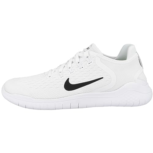 Nike WMNS Free Rn 2018, Damen Laufschuhe, Weiß (White/Black 100), 40.5 EU