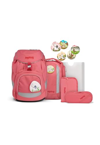 ergobag Pack Set ergonomischer Schulrucksack, Vorgänger-Kollektion, flexibel 6-teilig 1. Klasse Grundschule