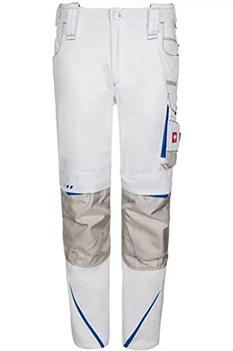 Engelbert Strauss esMotion 2020 Weiße Premium-Arbeitshose mit Knietaschen 50