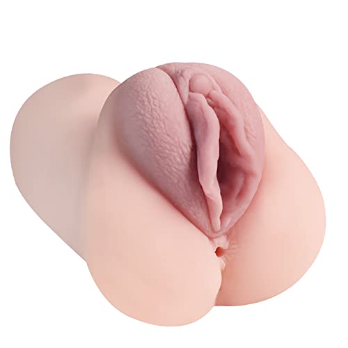 HBTTFR 750G Masturbator, 2 in 1Taschenmuschi Masturbator für Männer, Sexy Doppelkanal kompakt Groß 3D Vagina Klitoris Mastubrator Mann Masturbatoren Masturbieren Spielzeug