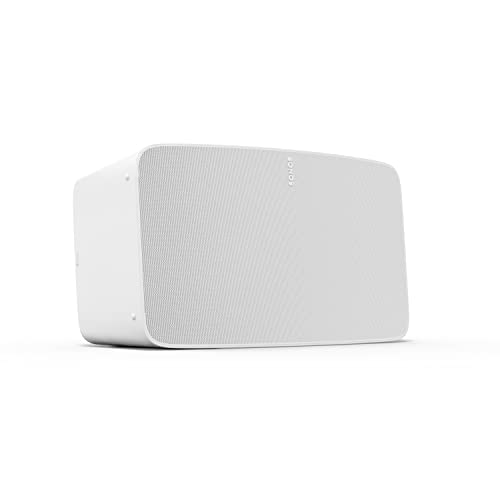 Sonos Five | HiFi Speaker mit WLAN, 3,5-mm-Eingang und Support für Streaming in High Resolution Audio - Weiß