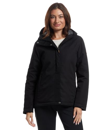 Fjällräven Damen Stina Padded Jacke, Black, L