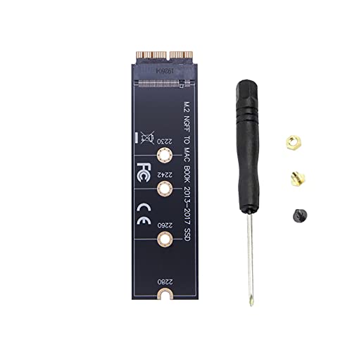 WANGCL M2 MacBook Air Adapter NVME/AHCI SSD Upgrade Kit für MacBook Pro 2013-2015 und Air 2013-2017