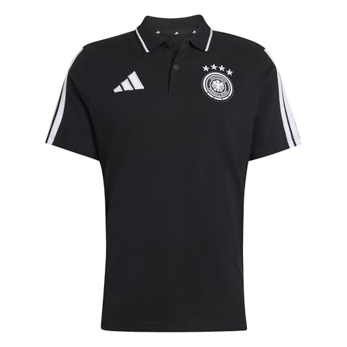 adidas DFB Deutschland Germany Polo Shirt Poloshirt (DE/NL/SE/PL, Alphanumerisch, L, Regular, Regular, New Black)