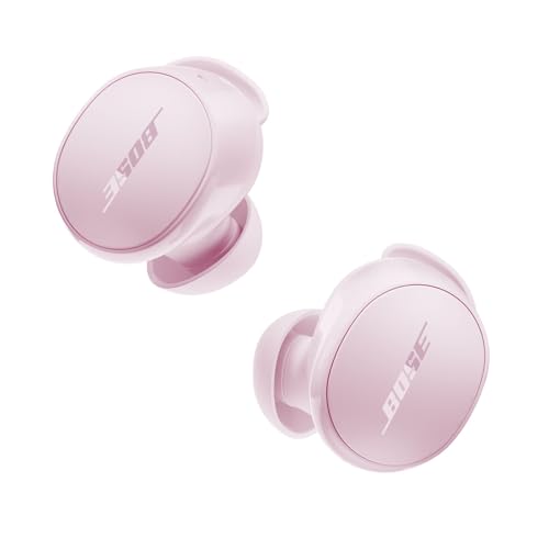 Bose QuietComfort Kabellose Noise-Cancelling-Earbuds, Lifestyle-Bluetooth-Earbuds für Sport und mehr mit aktivem Noise-Cancelling, bis zu 8,5 Stunden Akkulaufzeit, Blütenrosa - Limited Edition