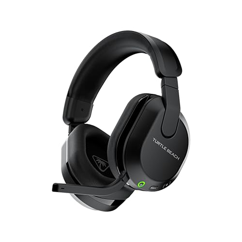 Turtle Beach Stealth 600 PC Kabelloses Gaming Headset w/ 80hr Stunden, 50mm Lautsprecher und Bluetooth für PC, PS5, PS4, Schwarz