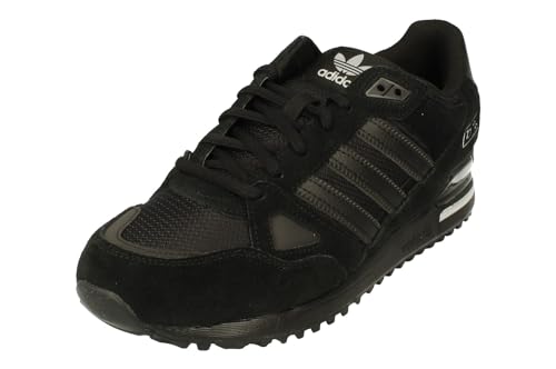 adidas Originals ZX 750 Herren Trainers Sneakers (UK 8.5 US 9 EU 42 2/3, Black Black Silver GW5531)