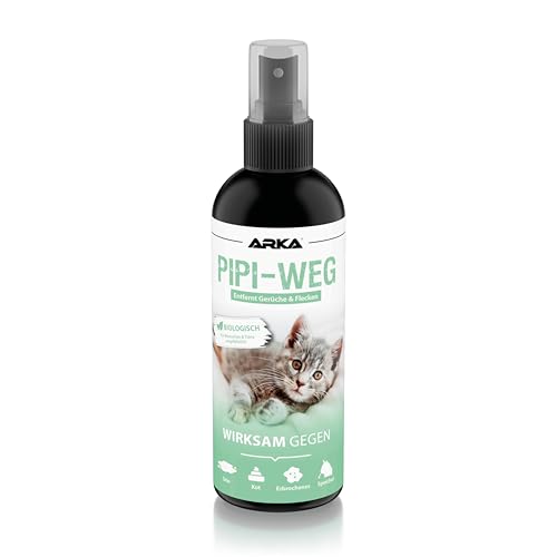 Katzenurin Spray 100 ml – gegen Katzenpipi, Uringeruch & Flecken unterwegs – Enzymreiniger biologisch & sicher – ideal für Sofa, Auto, Katzenklo, Reisen & Textilien – hygienisch & effektiv – PIPI-Weg