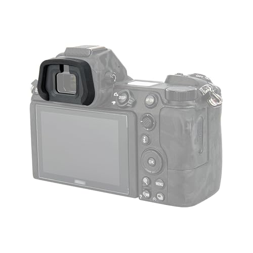 JJC Augenmuschel aus weichem Silikon für Nikon Z5 Z5II Z6 Z6II Z6III Z7 Z7II spiegellose Kamera ersetzt Nikon EN-D29