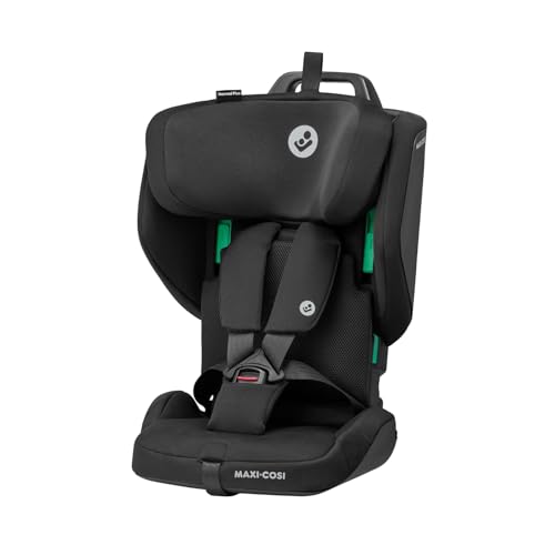 Maxi-Cosi Nomad Plus, Klappbarer Kindersitz, 15 Monate - 4 Jahre, 76 - 105 cm, Tragbarer Reiseautositz, Superkompakt & Leicht, Seitenaufprallschutz, Passt in Jedes Auto, Reisetasche, Authentic Black