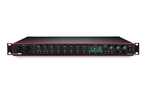 Focusrite Scarlett 18i20 3. Gen USB-Audio-Interface für Aufnahmen, Produktionen und tontechnische Anwendungen – High-Fidelity, Aufnahmen in Studioqualität mit transparenter Wiedergabe