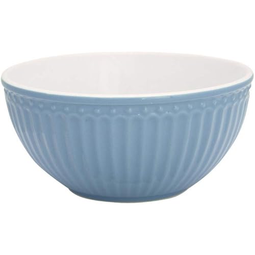 GreenGate - Müslischale, Schale, Dessertschale - Alice - Porzellan - Sky Blue - 450 ml