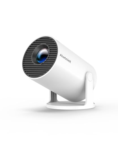 2025 Upgrade Beamer 4K 1080P Full HD Unterstützt, Mini Projektor Android 11.0 5G WiFi 6 BT 5.0, Smart Projector 200ANSI Auto Horizontal Trapezoid Correction, Beamer Handy 180°Drehbarer