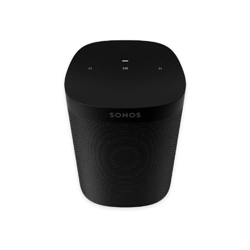 Sonos One SL - Der leistungsstarke mikrofonfreie Lautsprecher für Musik und mehr, Schwarz