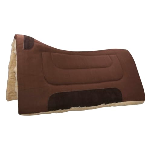 Amesbichler Reitsport Western Pad mit Lederverstärkungen Größe Full 31x33