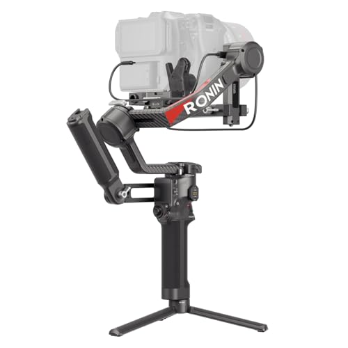 DJI RS 4 Pro Combo, 3-Achsen Gimbal-Stabilisator für DSLR- und Kinokameras Canon/Sony/Panasonic/Nikon/Fujifilm, Native vertikale Aufnahme, 4,5 kg Nutzlast, mit Videosender und Focus Pro Motor