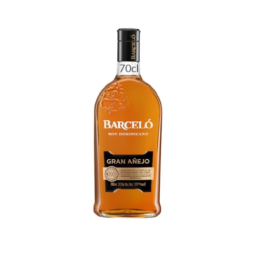 Ron Barceló Gran Añejo Rum (1 x 0,7 l) 37,5% vol. - Raffinierte Komposition außergewöhnlicher Rumsorten. Markanter und voller Geschmack - zum Mixen oder für den puren Genuss