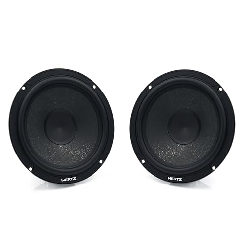 Hertz C 165 – 165mm Tieftöner-Paar mit SPP-M Papiermembran, V-Cone® Technologie & Hochdichte-Ferritmagnet – Präzise Basswiedergabe für Car-HiFi - 285W Peak, 93 dB Empfindlichkeit, 4 Ohm Impedanz