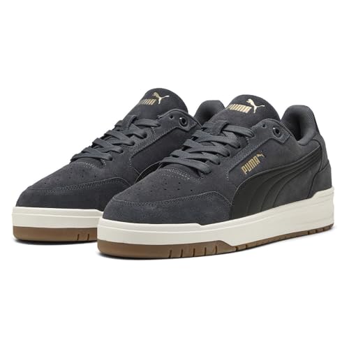 Puma Unisex Shuffle Downtown SdSneaker, Dunkelgrau Puma Schwarz Puma Gold, 44 EU