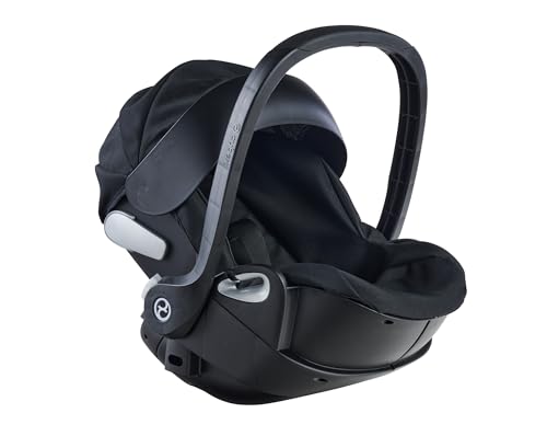 Corolle 9000141880 - Cybex 2in1 Puppen Trageschale und Wiege, mit Gurt und Verdeck, kann mit dem Cybex Puppenwagen verbunden Werden, für alle 36-42cm Babypuppen, ab 3 Jahren