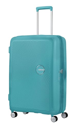 American Tourister Soundbox - Spinner L Erweiterbar Koffer, 77 cm, 97/110 L, Türkis (Turquoise Tonic)