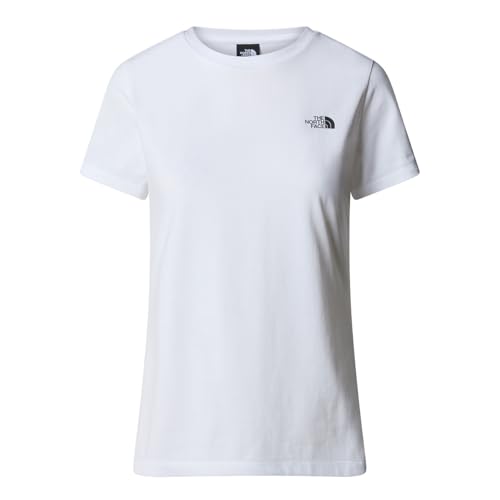 THE NORTH FACE NF0A87NHFN4 W S/S Simple Dome Slim Tee T-Shirt Damen TNF White Größe M