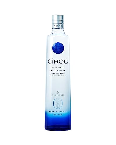 CîROC Snap Frost, Ultra-Premium Wodka, aus feinen Trauben, mit köstlichem Zitrusgeschmack, handgefertigt im Süden Frankreichs, 40% vol, 700ml Einzelflasche