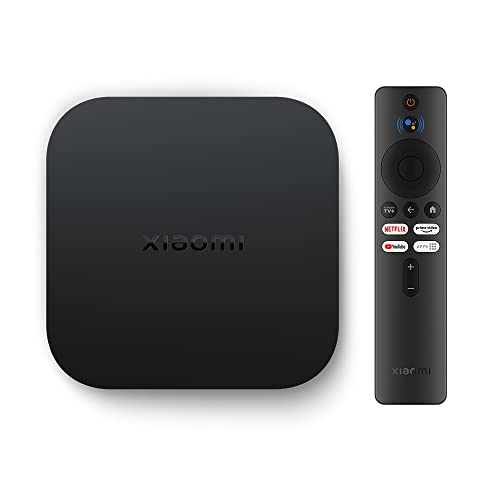 Xiaomi TV Box S (2nd Gen) 4K Ultra HD Streaming Media Player, 2GB RAM + 8GB ROM mit IR-Fernbedienung, Dolby Vision und HDR10+, DTS-HD Sound, Wireless Projection