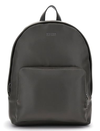 GUESS Men Milano COMPACT Backpack Hand Bag, Dunkelgrau