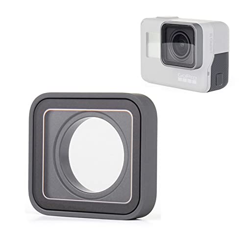 NMD&LR Kamera Ersatzobjektiv Cocer Für Gopro Hero 5 6 7, Anti-Scratch Objektiv Ersatzteile Kamerazubehör Kompatibel Für Gopro Hero 5 Hero 6 Hero 7 Schwarz