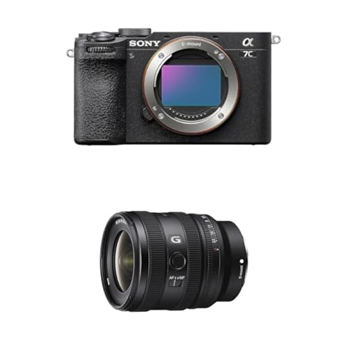Sony Alpha 7C II | Spiegellose Vollformatkamera mit SEL1625G (kompakt, 33 MP, Echtzeit-Autofokus, 10 BPS, 4K Video, neigbarer LCD-Touchscreen) Schwarz