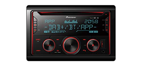 Pioneer FH-S820DAB, 2DIN Autoradio, CD-Tuner mit FM und DAB+, Bluetooth, MP3, USB und AUX-Eingang, RGB – Beleuchtung, Freisprecheinrichtung, 13- Band Equalizer