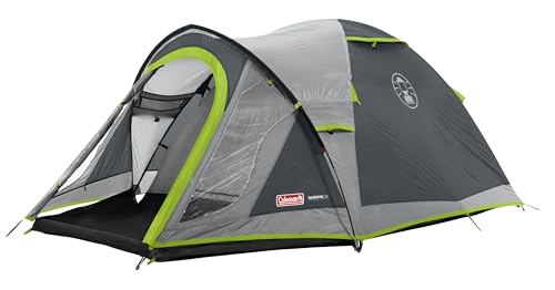 Coleman Darwin 3 Zelt, kompaktes 3 Mann Kuppelzelt, leichtes 3-Personen Camping- und Wanderzelt, 100% wasserdicht, eingenähte Bodenplane, kompaktes und leichtes Iglu-Trekkingzelt, schneller Aufbau