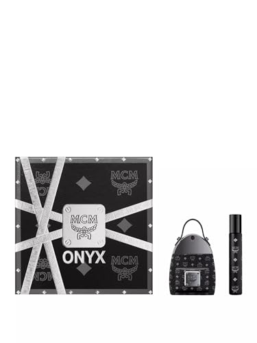 MCM Onyx Set, Eau de Parfum Geschenkset mit 50 ml EDP und 15 ml EDP Reisegröße, Schwarz, Luxus Duft Kollektion