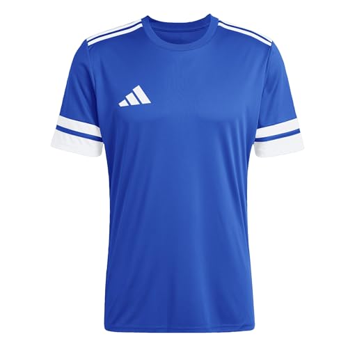 Adidas Men's SQUADRA25 Jersey Short Sleeve, Royal Blue/White, L