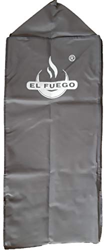 G. Abdeckhaube für Grill Portland XXL von EL Fuego®, Schutz vor UV-Strahlung, wasserabweisend, Winterfest, Farbe Anthrazit