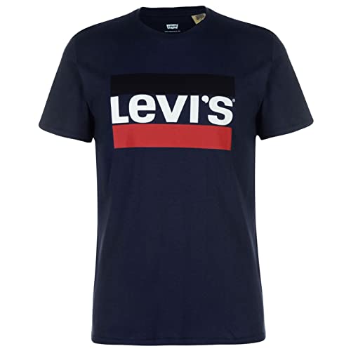 Levi's Herren Sportswear Logo Graphic T-Shirt,Dress Blues,XXL