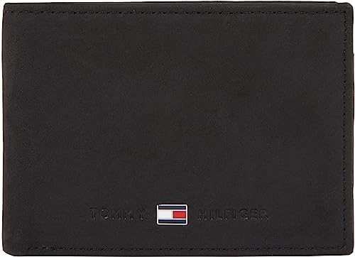 Tommy Hilfiger Herren Geldbeutel Johnson Mini Klein, Schwarz (Black), Einheitsgröße