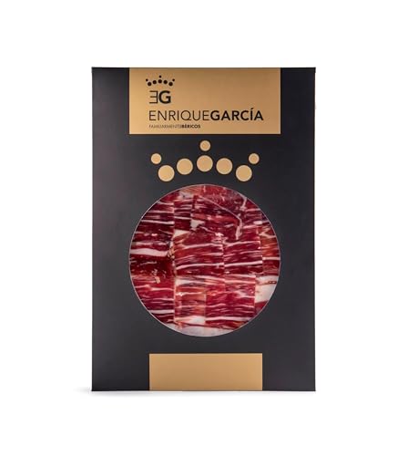 100% iberischer Eichelschinken - 100g Schinkenscheiben - Iberico Schinken Pata Negra - Spanische Schinken - Vakuum verpackt - 100% Jamon Iberico de Bellota