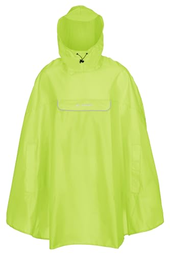 VAUDE Valdipino Rad-Regenponcho - Leicht, Wasserdicht & Umweltfreundlich | Bluesign®-zertifiziert | mit Eco Finish | Integrierte Tasche | VAUDE Green Shape-Label
