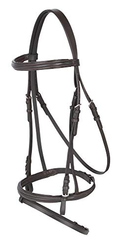 Kerbl 321179 Trensenzaum, Leder Kaltblut braun