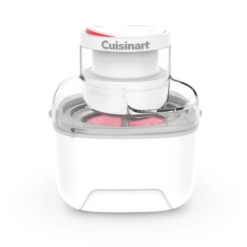 Cuisinart Solo Scoops Ice Cream Maker | Hausgemachtes Gelato & Eismaschine in 25 Minuten | Sorbet Maker | Frozen Yogurt Maker | Kompakt, platzsparend | 475ml Rührschüssel | ICEM10