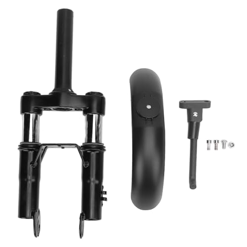 MechKit Elektroroller Federung Vorderradgabel Kit für Xiaomi M365/M365 Pro/M365 Pro 2/1S, E-Roller Stoßdämpfer Anti Vibration Federgabel mit Ständer und Schutzblech