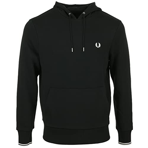 Fred Perry Tipped Hooded Sweatshirt, Sweatshirt - XL