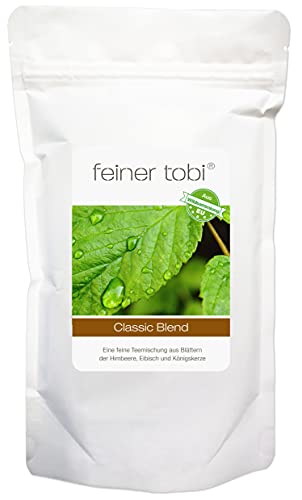 feiner tobi Classic Blend | 50g Kräuterteemischung aus Königskerzen-, Eibisch- und Himbeerblättern